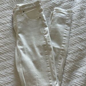 Topshop Jamie White Denim Pants